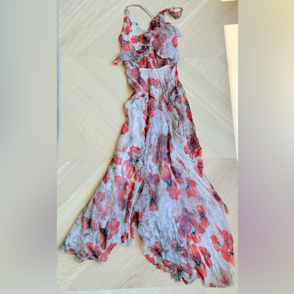 Isabel Marant Rodd Red Print Dress, Size 38 - Picture 3 of 6